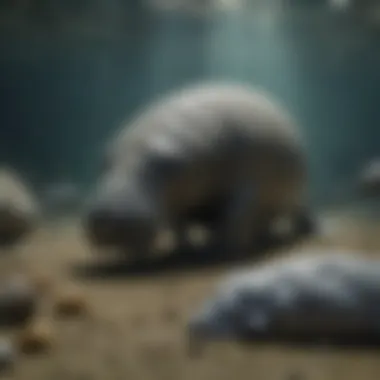 Fossil Records of Manatee Evolution Fossil records representing the evolutionary timeline of manatees