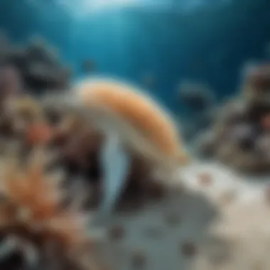 Marine Life Affected by Bleaching Underwater photograph of marine life struggling due to bleaching