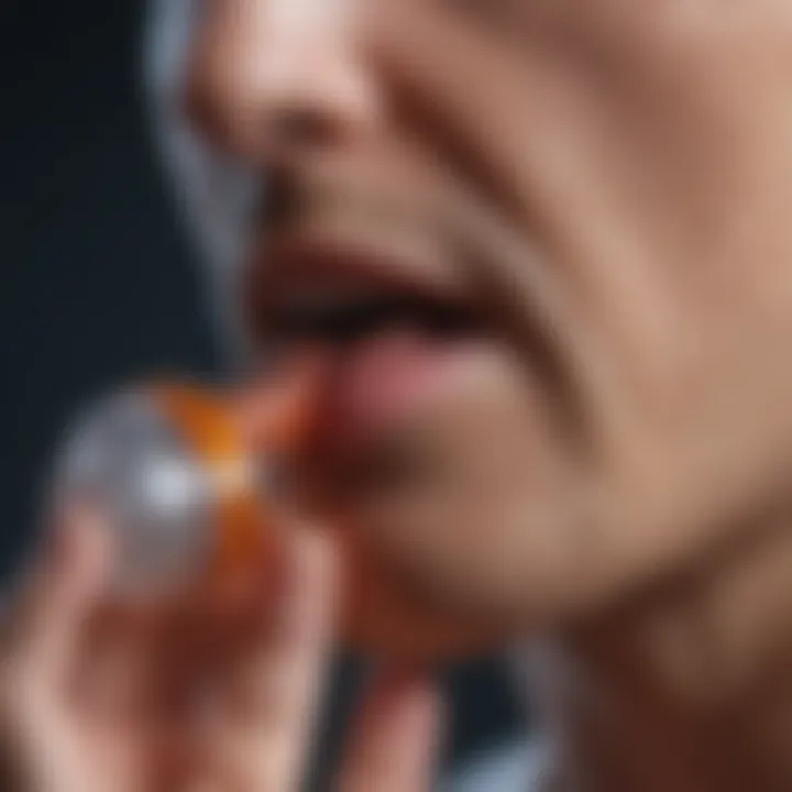Diagram illustrating the pathophysiology of asthma and COPD.