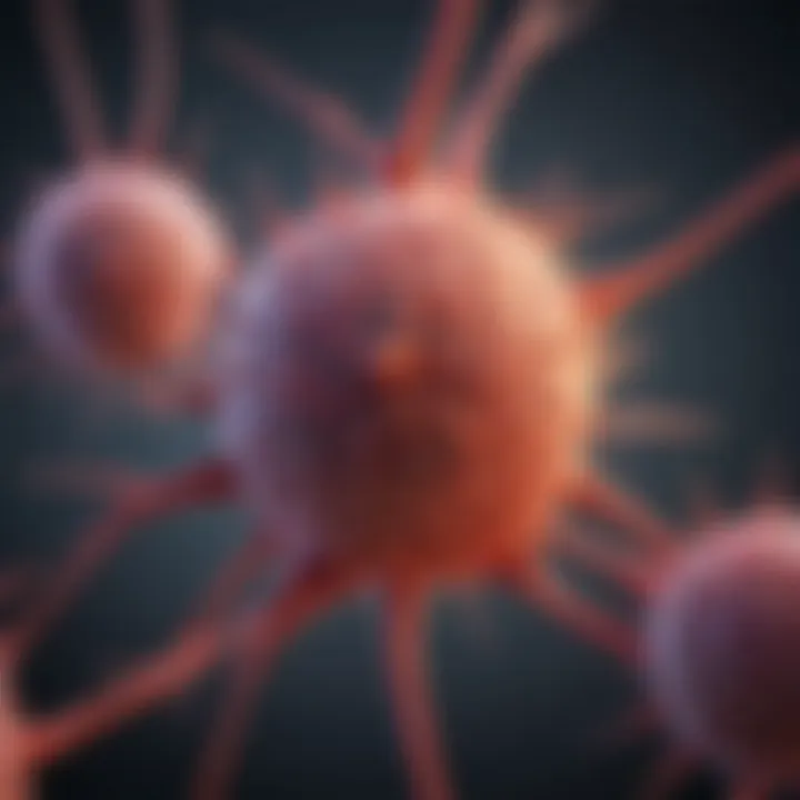 Diagram illustrating the pathways of cancer cell metastasis