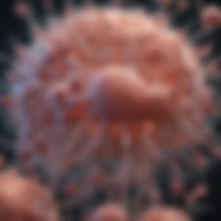 Visual representation of intracellular transport affected by nocodazole