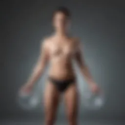 Symbolic representation of hormonal balance
