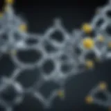 Chemical structure of chlorine molecule