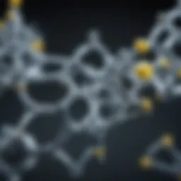 Chemical structure of chlorine molecule