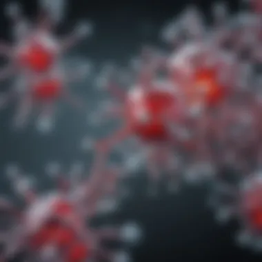 Molecular structure of retinoic acid illustrating its biochemical properties.