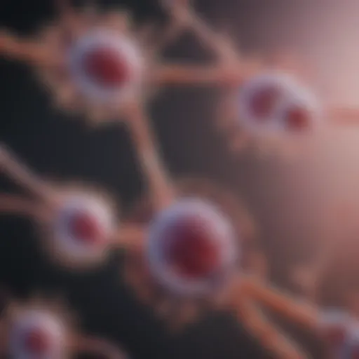 Molecular illustration depicting RNA interference mechanisms