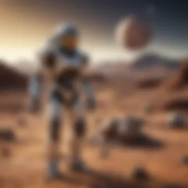 Future Robotic Missions A conceptual image of future robotic missions exploring the outer planets of the solar system.