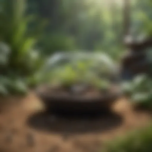 A serene landscape representing holistic health