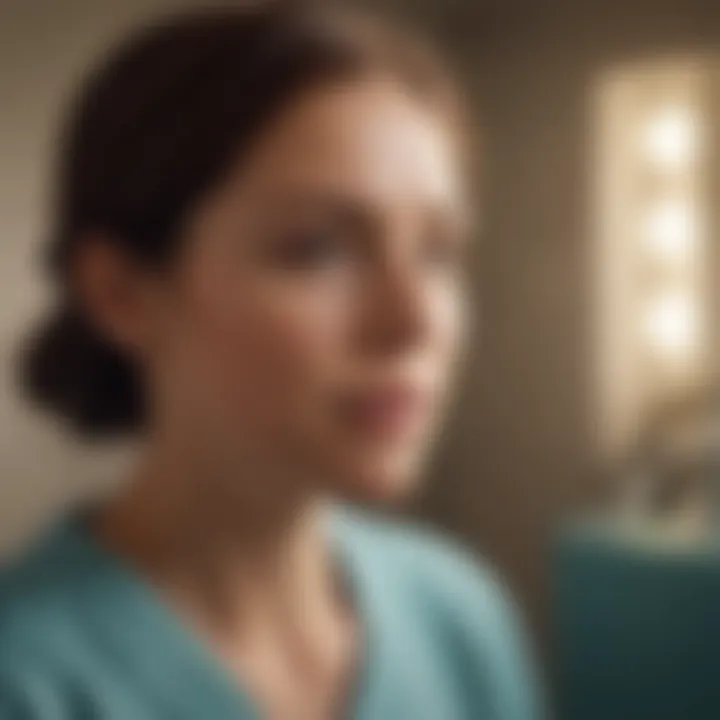 A patient receiving attentive care