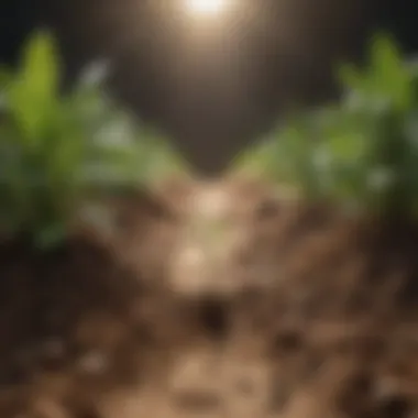 Graph depicting the relationship between soil health and crop yield