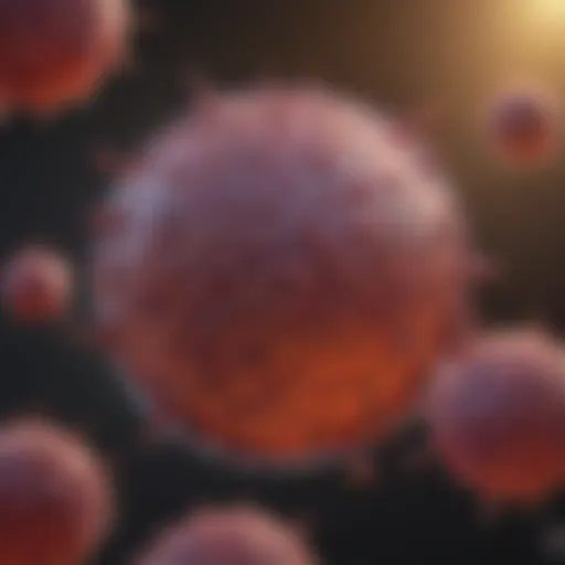 Graphic representation of B cell non-Hodgkin lymphoma survival rates over time