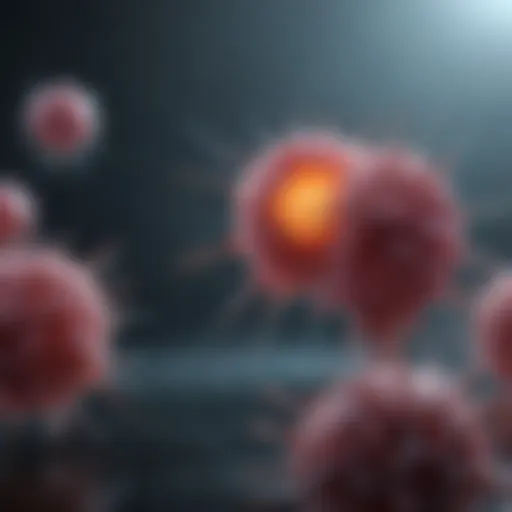 Visual representation of targeted therapy mechanisms