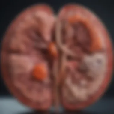 A diagram showing the causes and risk factors associated with chronic kidney disease.