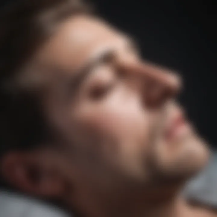 Diagram illustrating the relationship between disrupted sleep and migraine triggers