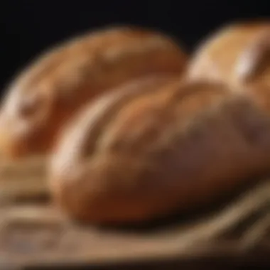 Diverse Breads: Traditional vs Gluten-Free A variety of breads showcasing gluten-free options alongside traditional wheat bread.