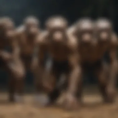 Evolution of Early Hominids A representation of early hominid evolution