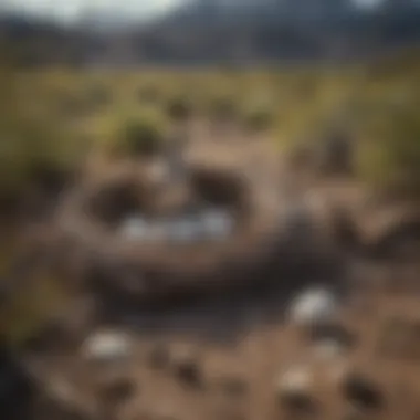 Birds nesting in an altered landscape due to climate shifts