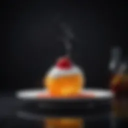 A molecular gastronomy dish showcasing innovative culinary techniques.