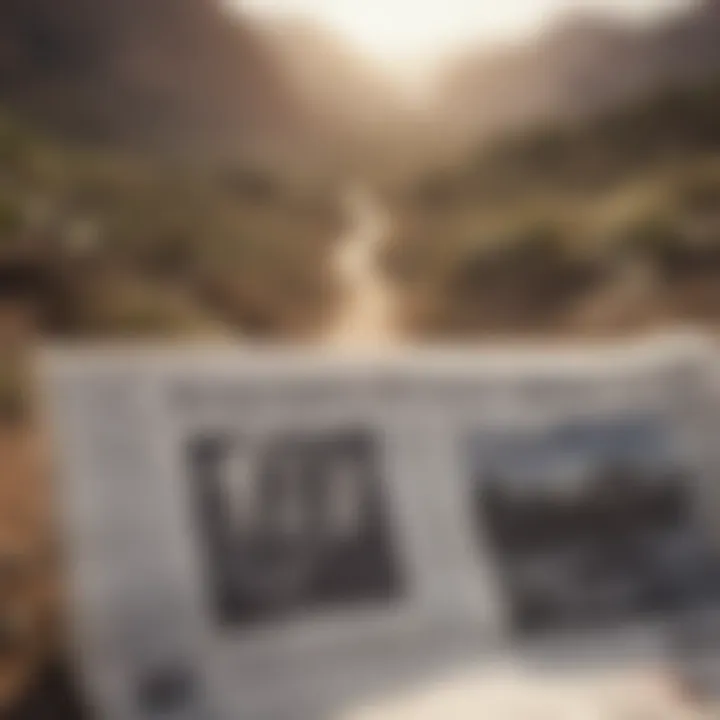 An infographic depicting the challenges facing print media in Australia