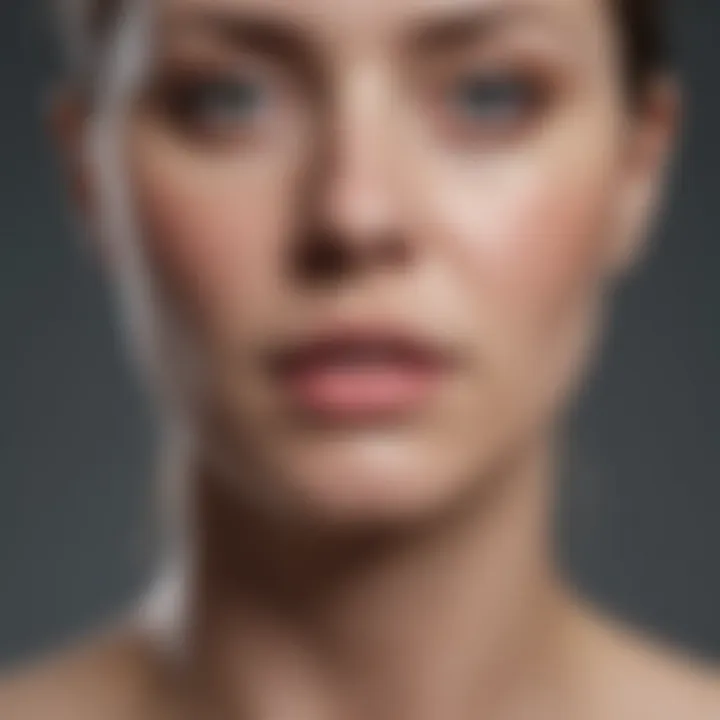 Visual representation of hypothyroidism symptoms