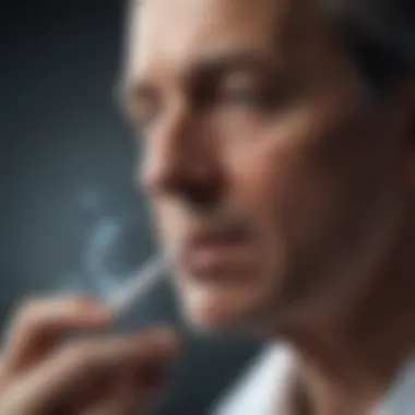 Patient Experience with COPD Symptoms Illustration of a patient experiencing COPD symptoms