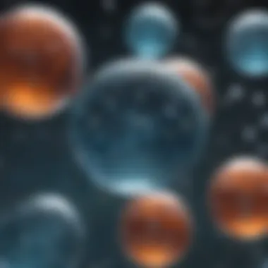 Water Cells in Biological Systems Visual representation of water cells in biological systems