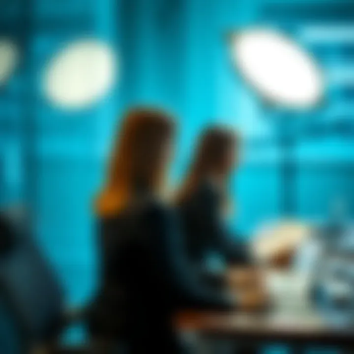 Candidate practicing case interview scenarios