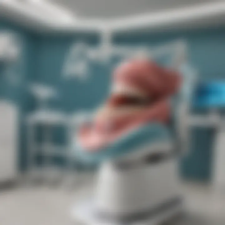 A close-up view of a dental clinic in Turkey showcasing advanced technology and equipment.