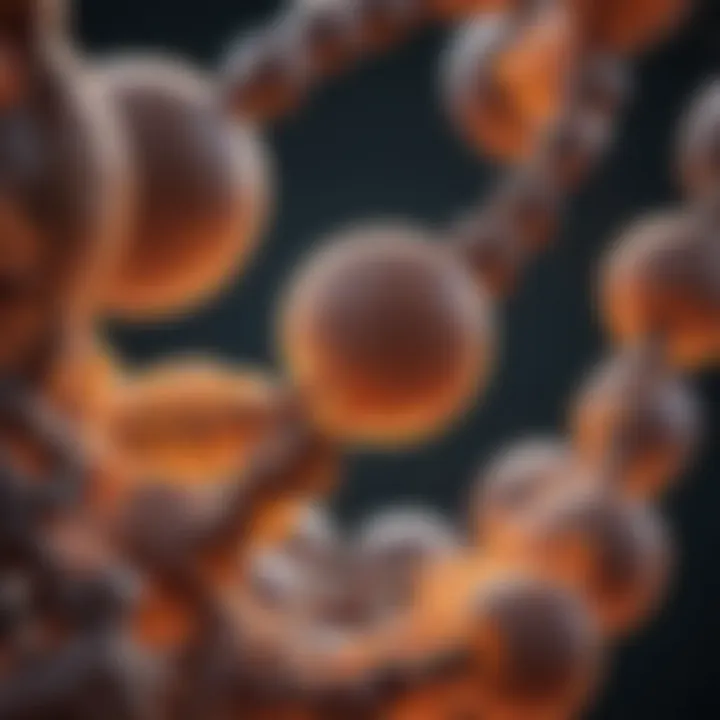 Illustration showing melanin production process