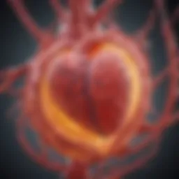 Illustration of cardiolipin structure highlighting its importance in cellular membranes.
