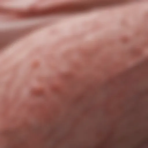 Detailed diagram of eczema skin structure