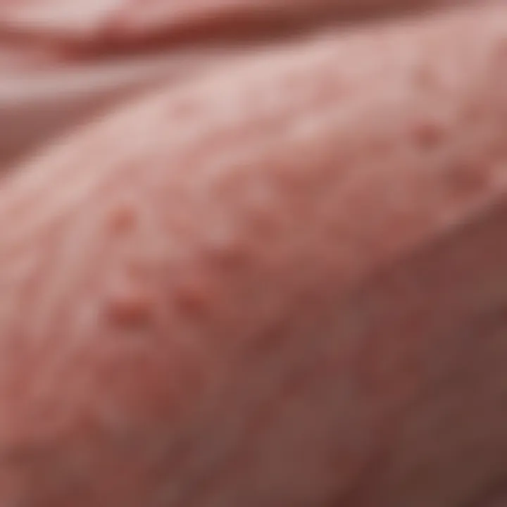 Detailed diagram of eczema skin structure