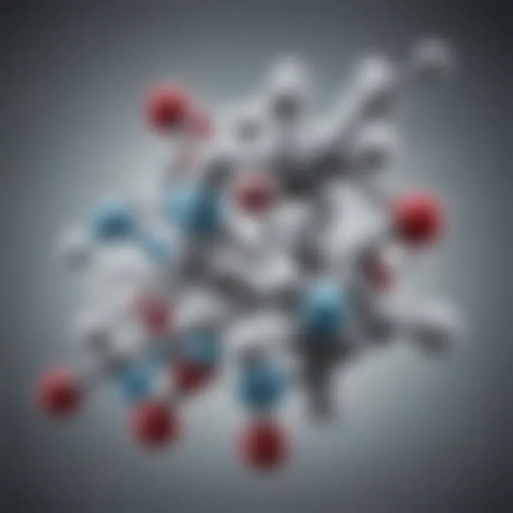 Illustration depicting the chemical structure of venlafaxine