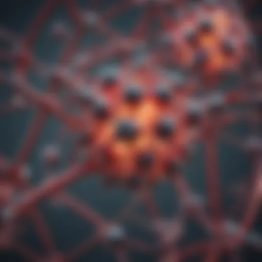 Bilirubin molecule structure illustration