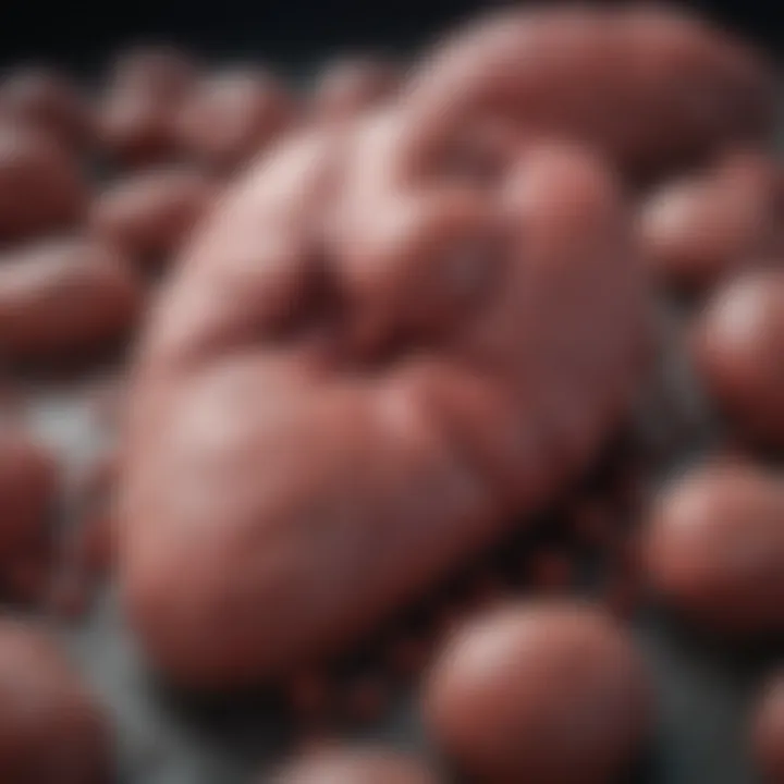 Visual representation of liver function and bilirubin processing