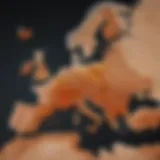 Graph depicting maternity leave duration across European countries