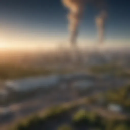 A visual representation of greenhouse gas emissions