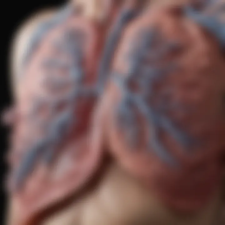 A visual representation of the diagnostic challenges faced in idiopathic pulmonary lung disease.