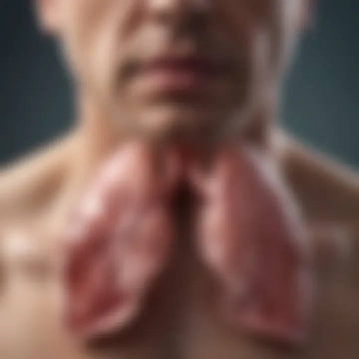 A conceptual illustration depicting the therapeutic strategies used for treating idiopathic pulmonary lung disease.