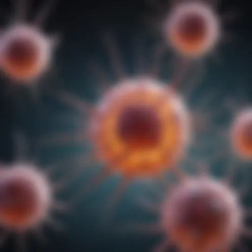Diagram illustrating the process of cancer cell migration