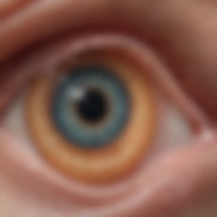 Schematic representation of posterior vitreous detachment occurrence
