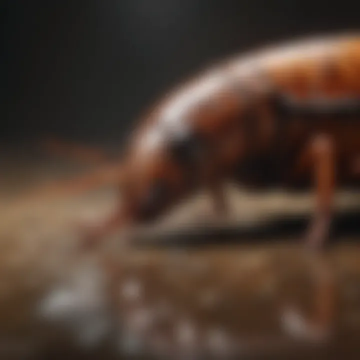 Infographic showing different roach predator species