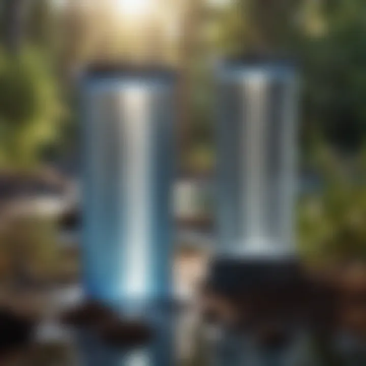 Comparison of traditional water filters vs solar powered filters