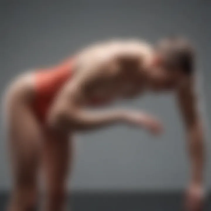Conceptual artwork showing the interplay of stretching and bending
