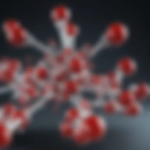 Molecular structure of target serum components