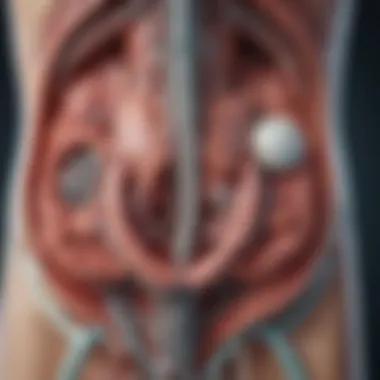 Anatomy of the Urinary System An illustration showing the anatomy of the urinary system related to ureteral stents