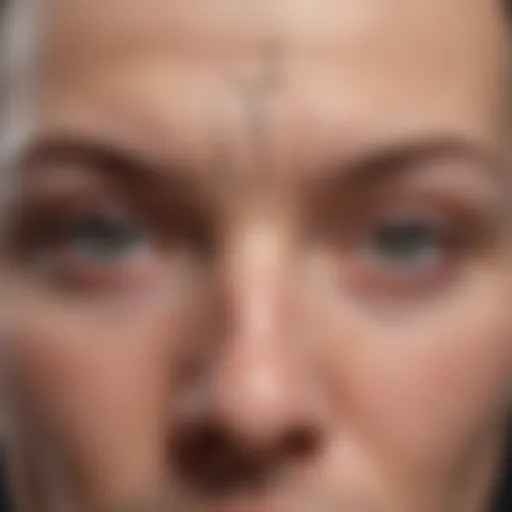 Diagram illustrating the coronal suture and its significance in craniosynostosis