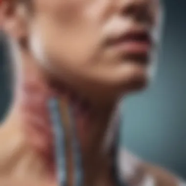Understanding Thyroid Function and Health Thyroid gland illustration showing its function