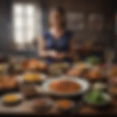 Cultural Identity: The Role of Food in Society A culturally diverse table setting filled with traditional dishes from around the world.