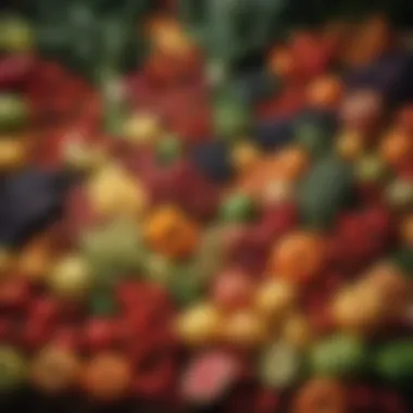 Nature's Bounty: The Impact of Fresh Produce on Well-being A vibrant assortment of fresh fruits and vegetables showcasing the beauty of nature's bounty.